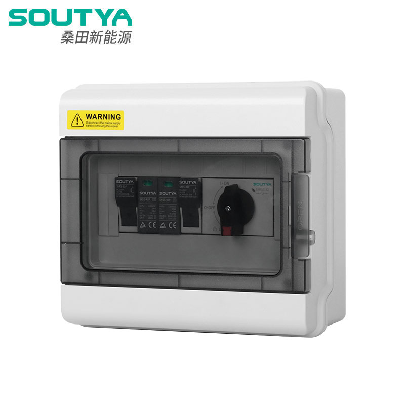 1000V DC कंबाईनर बॉक्स 1 इन 1 आउट आयसोलेटर प्रकार