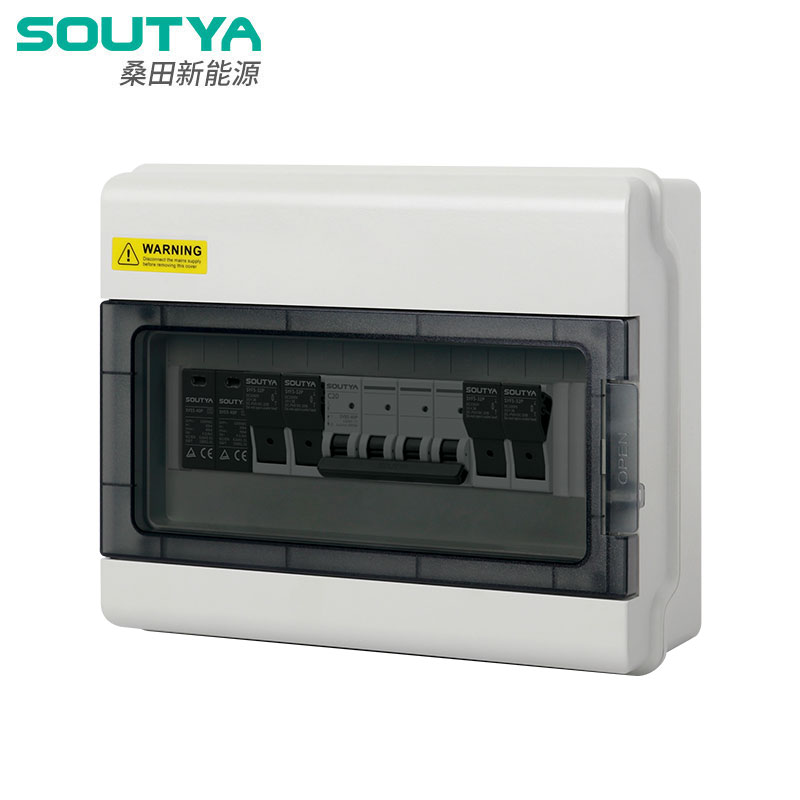 1000V DC कंबाईनर बॉक्स 2 इन 1 आउट MCB प्रकार