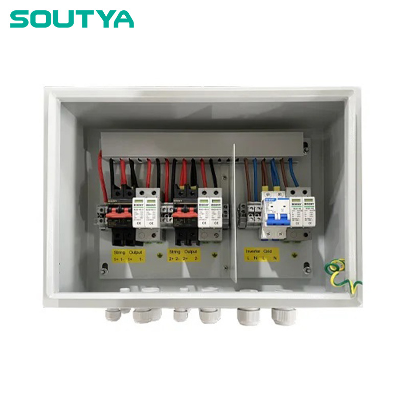 DC+AC कंबाईनर बॉक्स 600V 1000V 2 इन 2 आउट होम बॉक्स