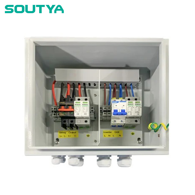 DC+AC कंबाईनर बॉक्स 600V 1000V 1 इन 1 आउट होम बॉक्स